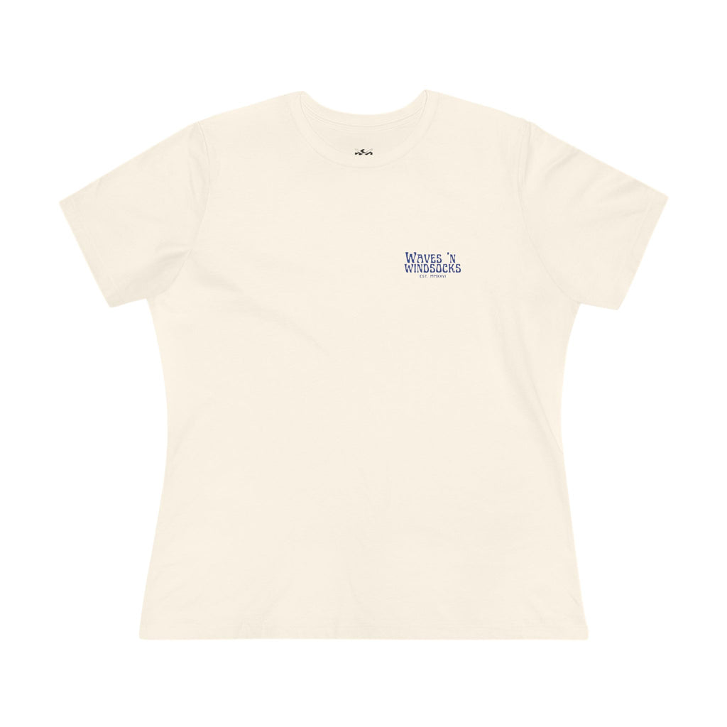 W&W Blue Wave - Women's Relaxed Fit Cotton Tee