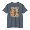 Alamo Scouts Water Sports Division - Men's Breach Tee, graphic tee, indigo, back