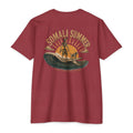 Somali Summer - Men's Breach Tee, graphic tee, cardinal, back