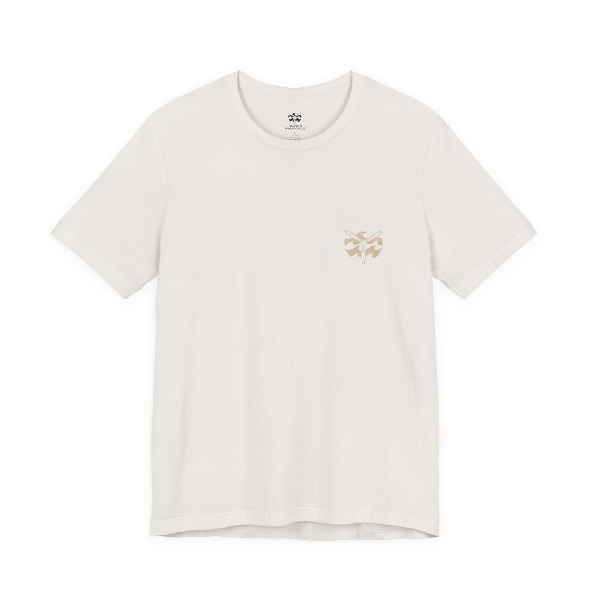 Desert Air Wing - Women's Flux Tee, graphic tee, vintage white, front