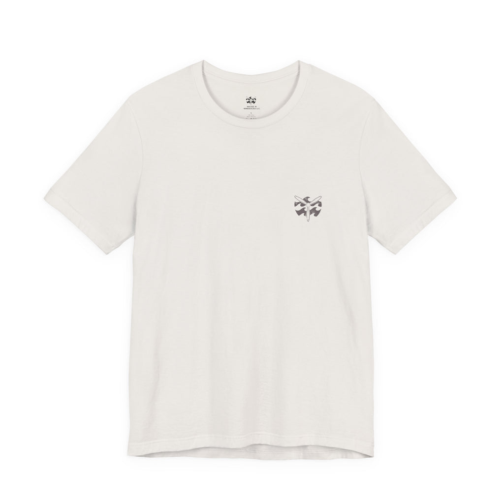 Fly Slow. Wave Italian. - Men's Viper Tee, graphic tee, vintage white, front
