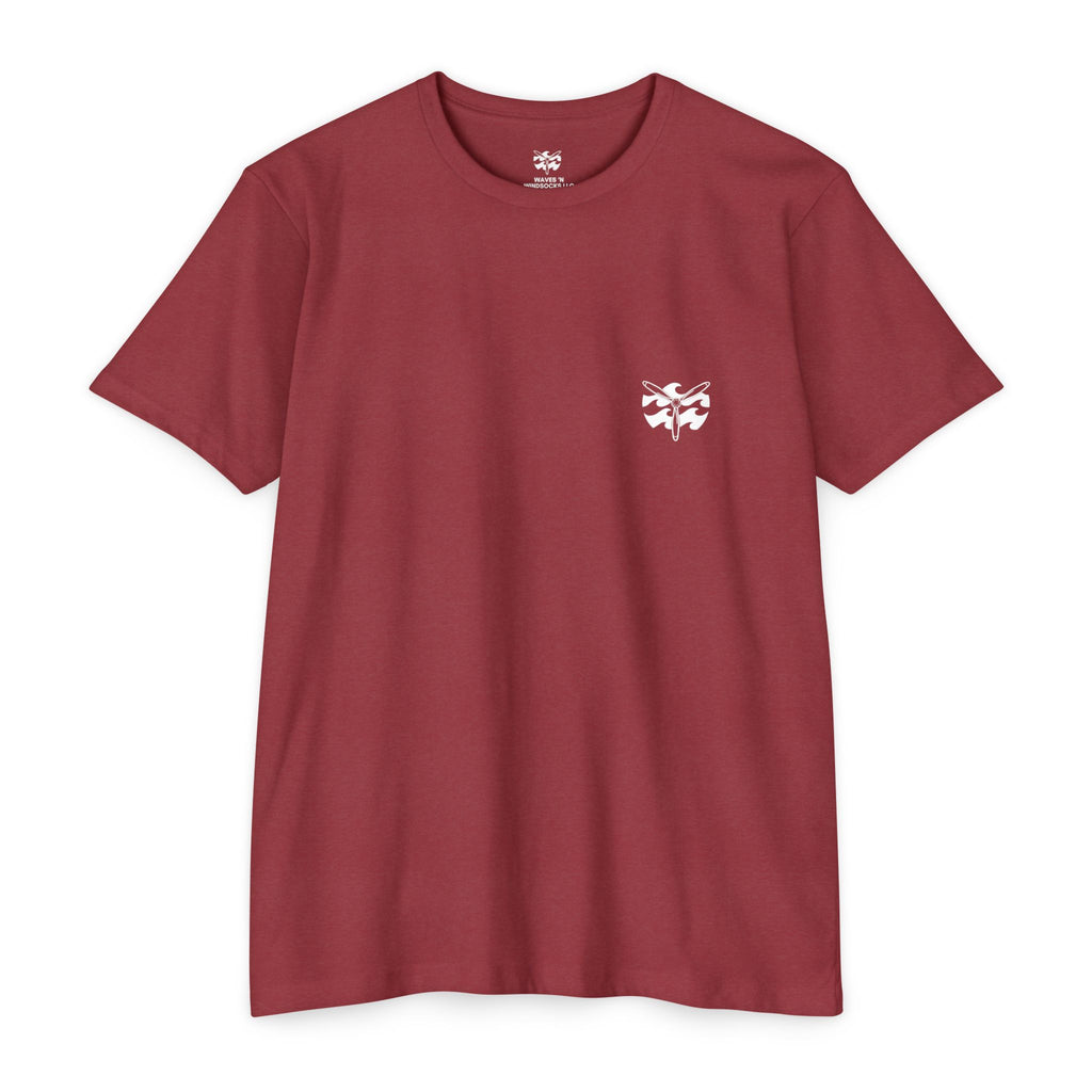 Somali Summer - Men's Breach Tee, graphic tee, cardinal, front