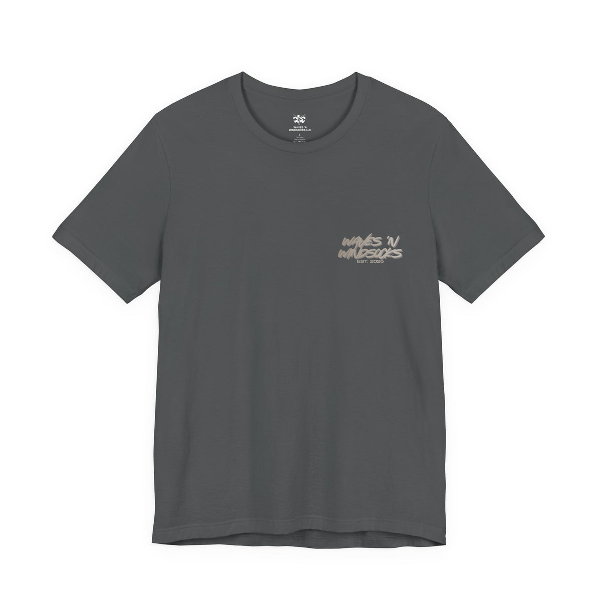 Comin' In Hot - Men's Viper Tee, graphic tee, asphalt, front