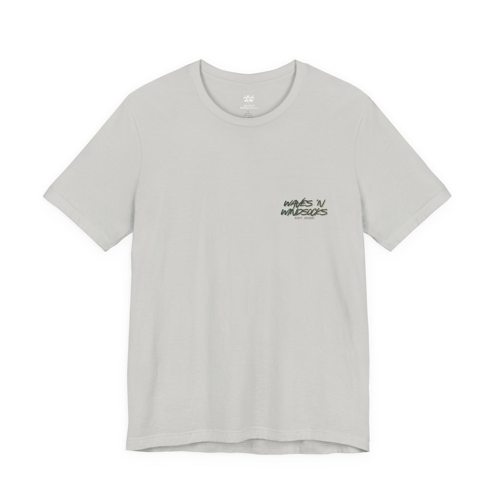 Paradak Resupply Co. - Men's Viper Tee, graphic tee, silver, front