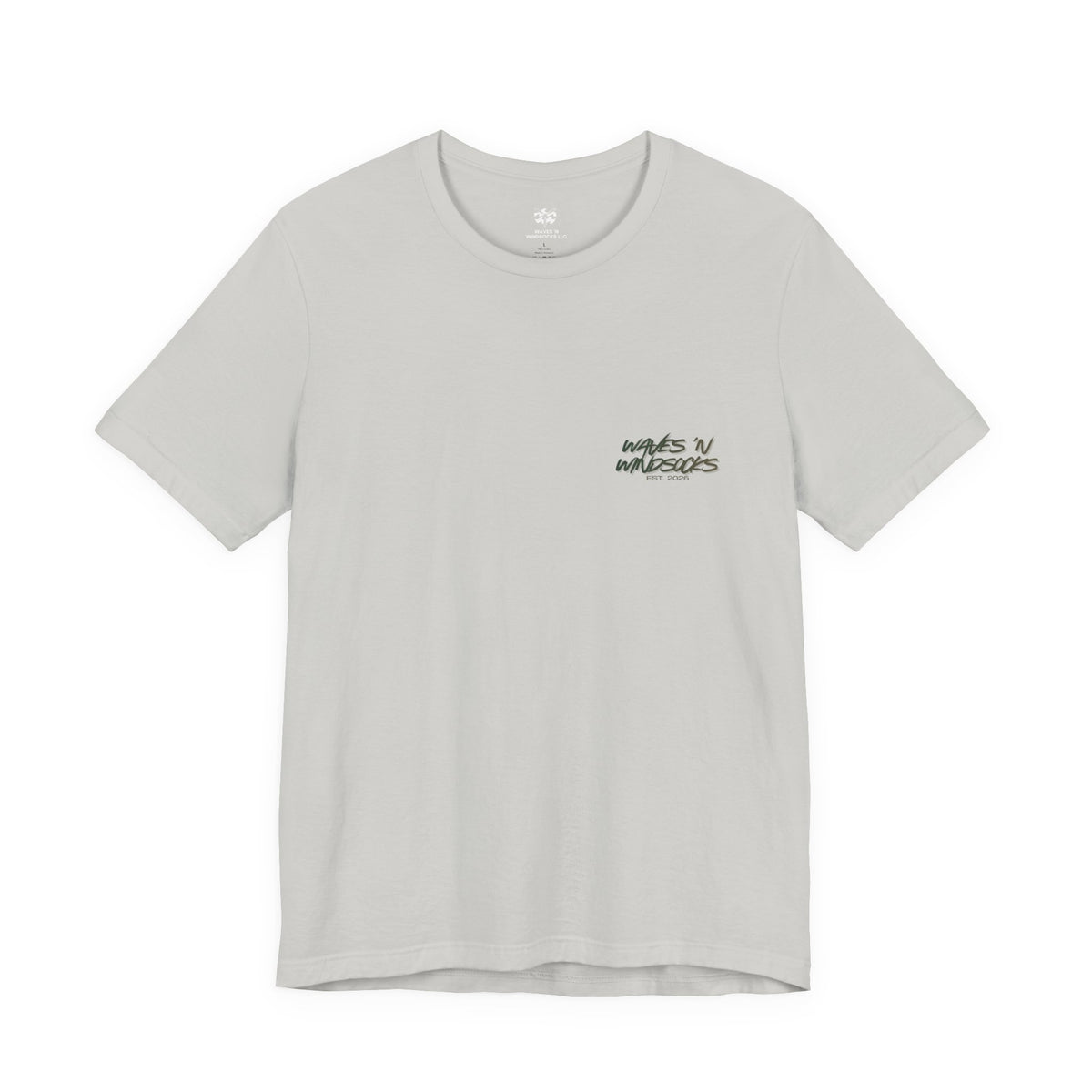 Paradak Resupply Co. - Men's Viper Tee, graphic tee, silver, front