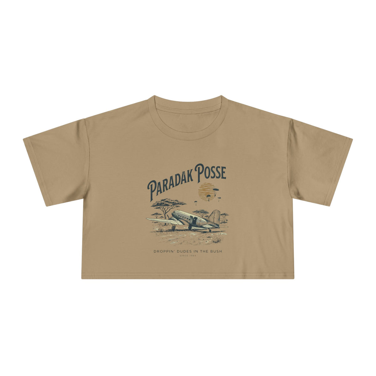 Paradak Posse - Women's Medium Weight Cropped Tee