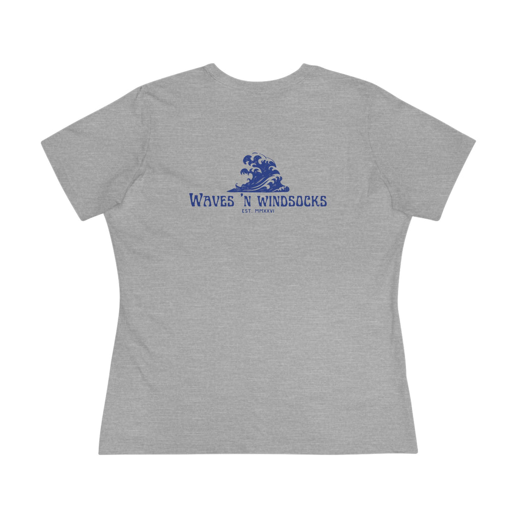 W&W Blue Wave - Women's Relaxed Fit Cotton Tee