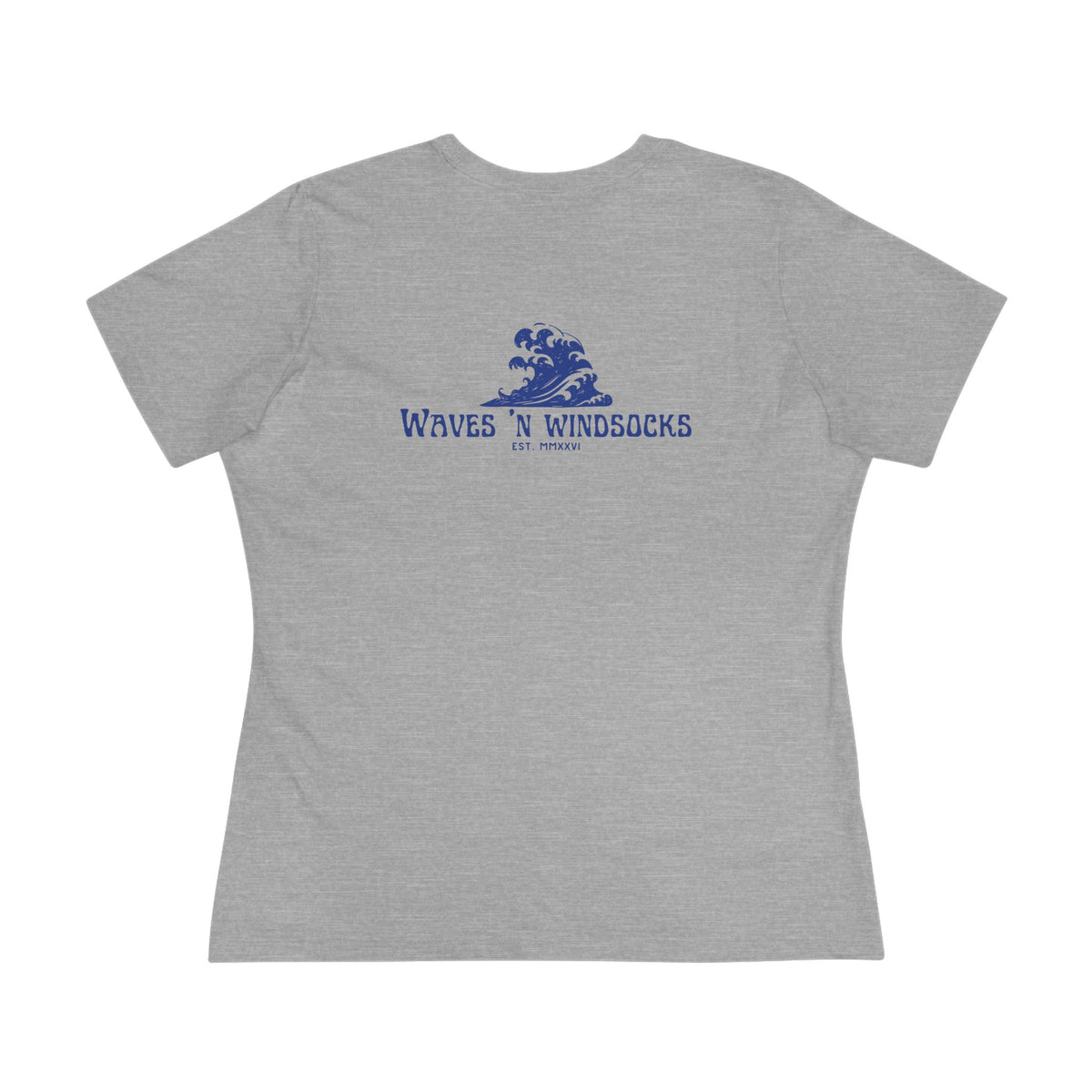 W&W Blue Wave - Women's Relaxed Fit Cotton Tee