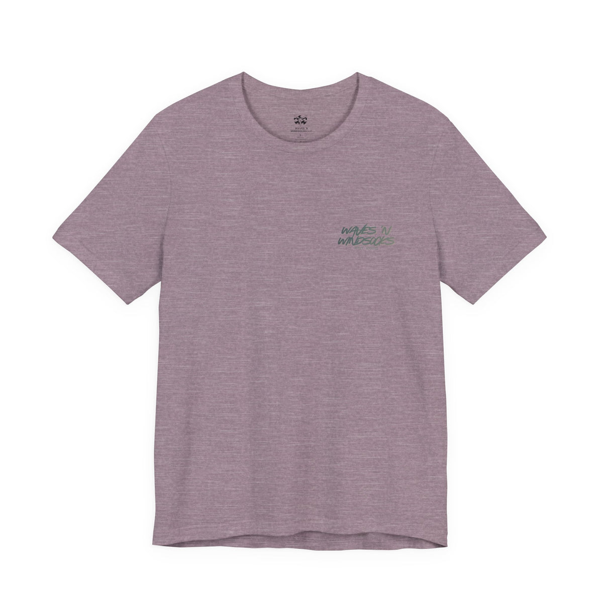 Paradak Resupply Co. - Women's Flux Tee, graphic tee, heather purple, front
