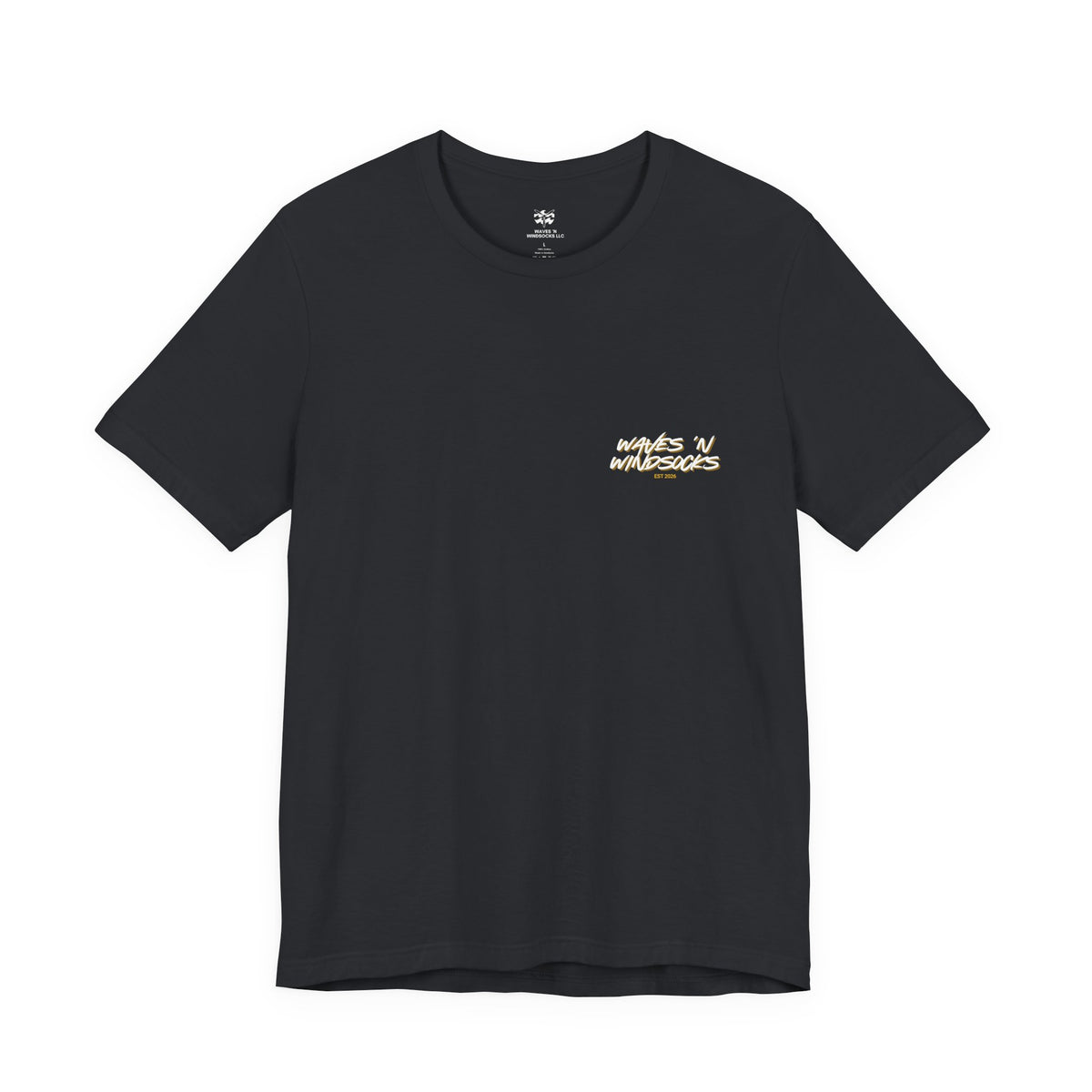 Coastal Calling - Women's Flux Tee, graphic tee, black, front