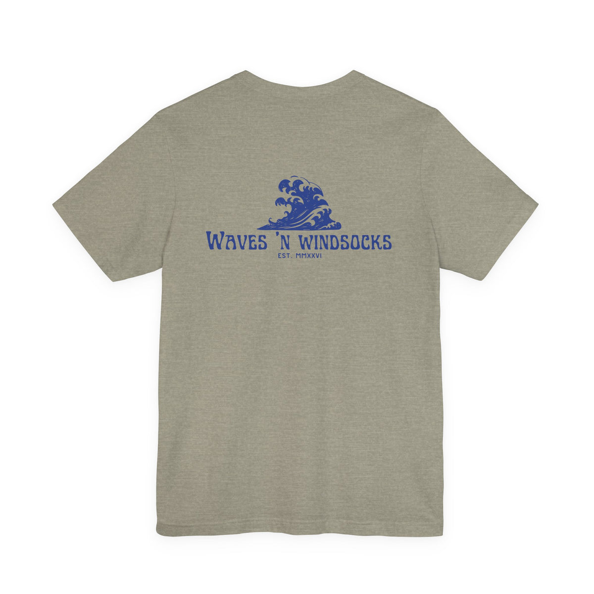 W&W Blue Wave - Men's Cotton Jersey Tee
