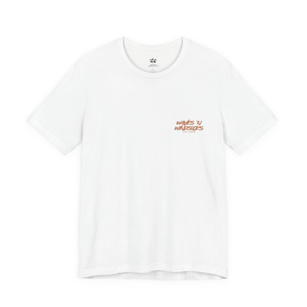 Runnin' Wild - Women's Flux Tee, graphic tee, white, front