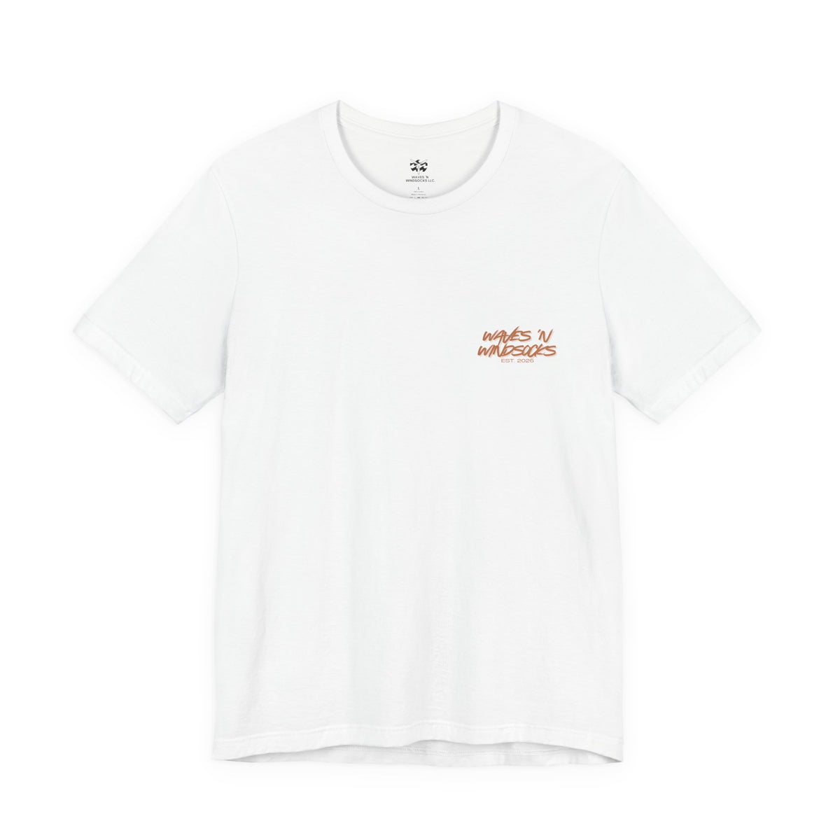 Runnin' Wild - Women's Flux Tee, graphic tee, white, front