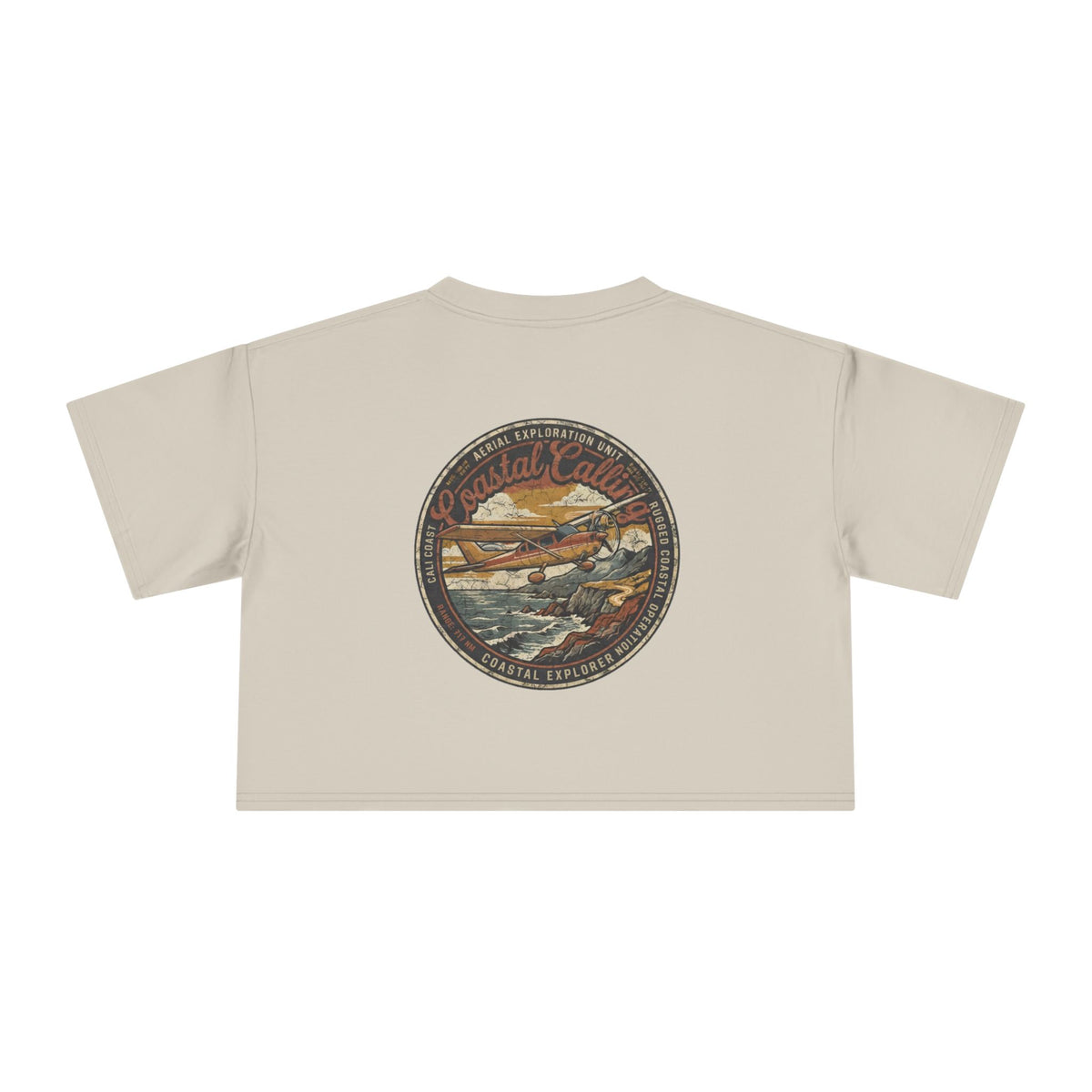 Coastal Calling - Women's Medium Weight Cropped Tee