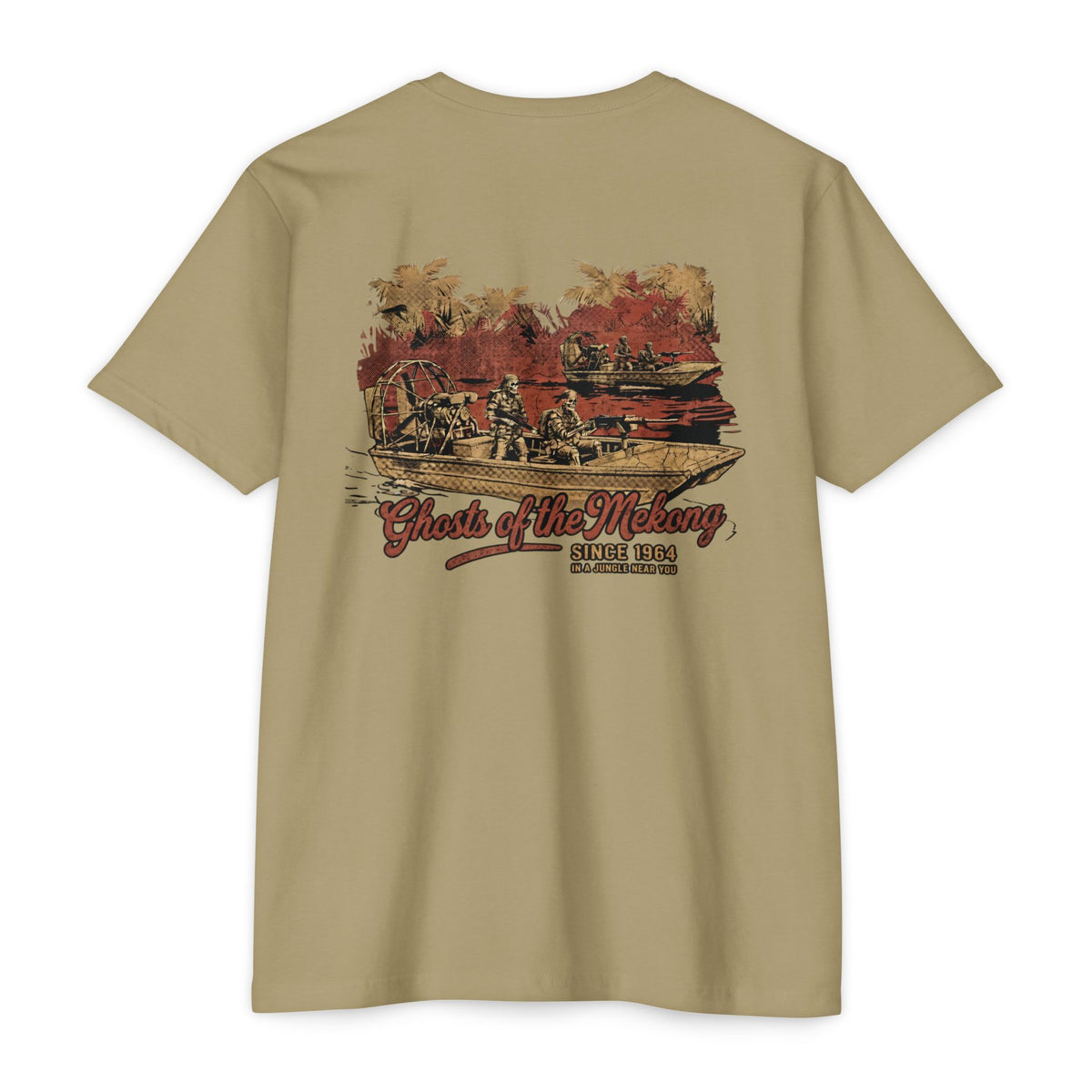 Ghost of the Mekong- Men's Cotton/Poly Tee