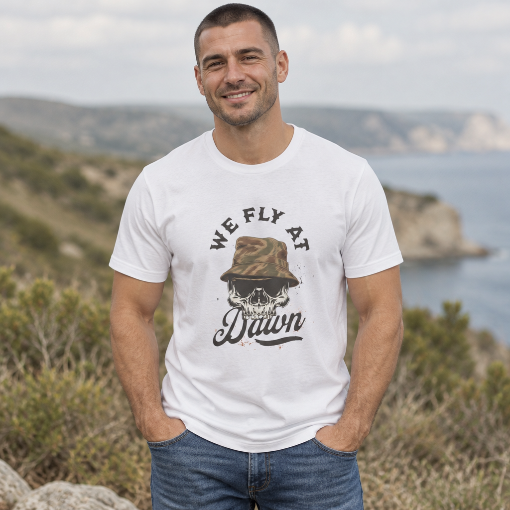 We Fly at Dawn - Unisex Jersey Short Sleeve Tee