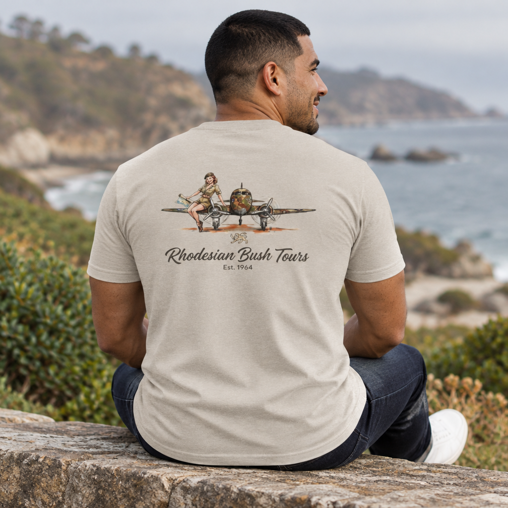 Rhodesian Bush Tours - Unisex Cotton/Poly Blend Tee
