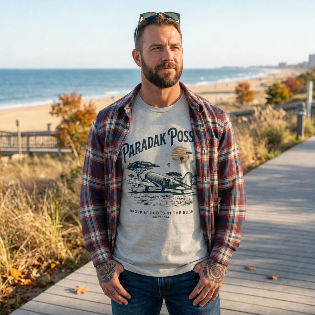 Paradak Posse - Unisex Cotton/Poly Blend Tee