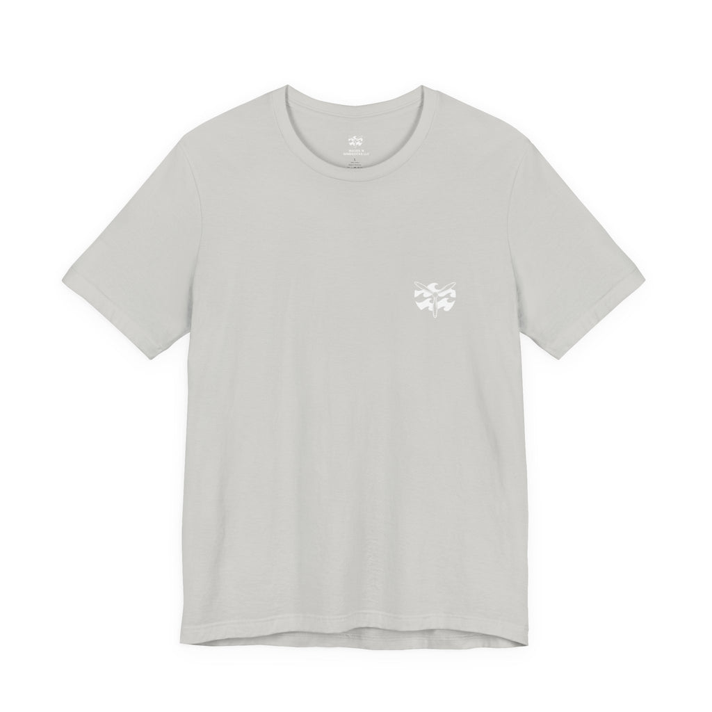 First In, Last Out - Men's Viper Tee, graphic tee, silver, front