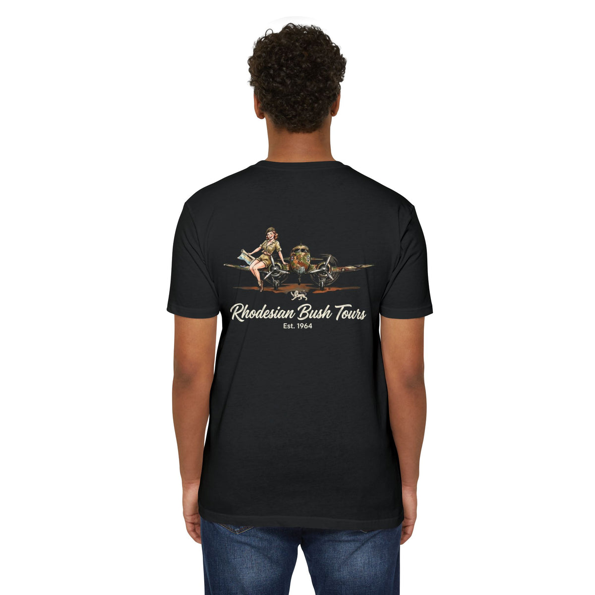 Rhodesian Bush Tours - Unisex Cotton/Poly Blend Tee