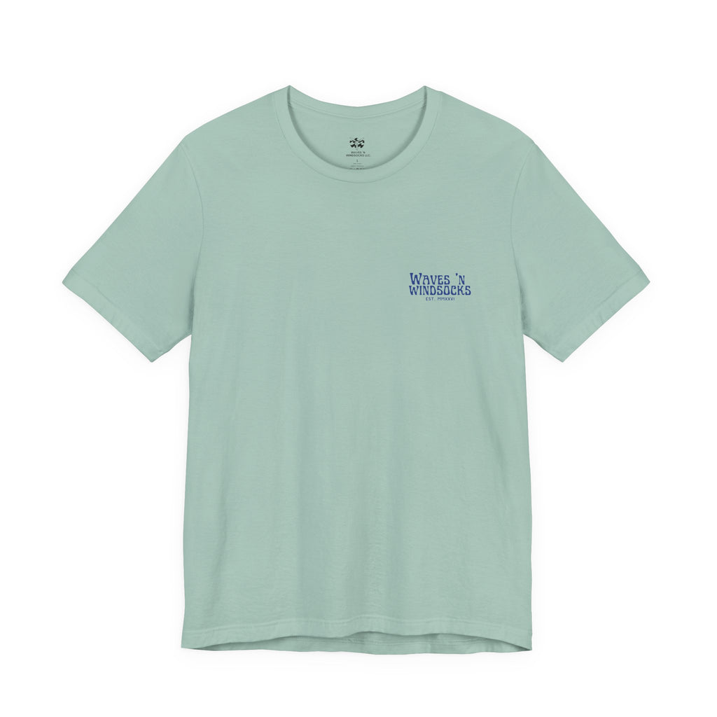 W&W Blue Wave - Men's Cotton Jersey Tee
