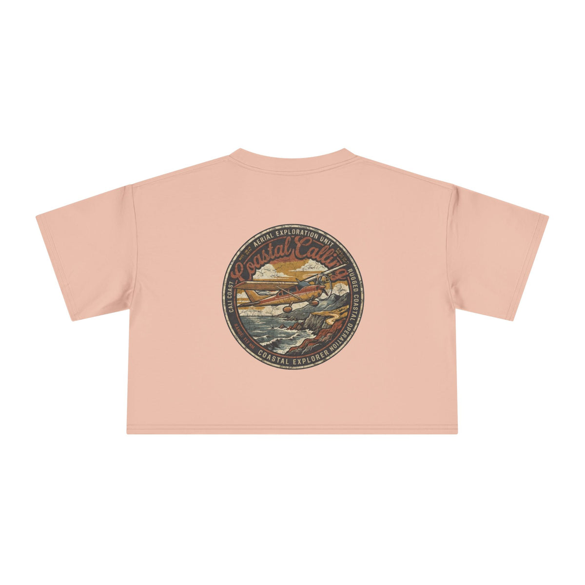 Coastal Calling - Women's Medium Weight Cropped Tee