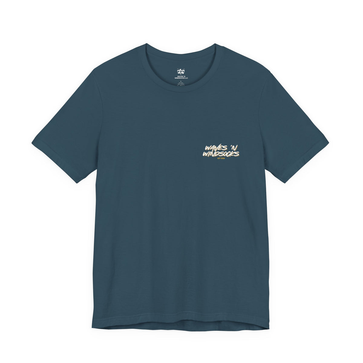Deep Impact - Men's Viper Tee, graphic tee, deep teal, front