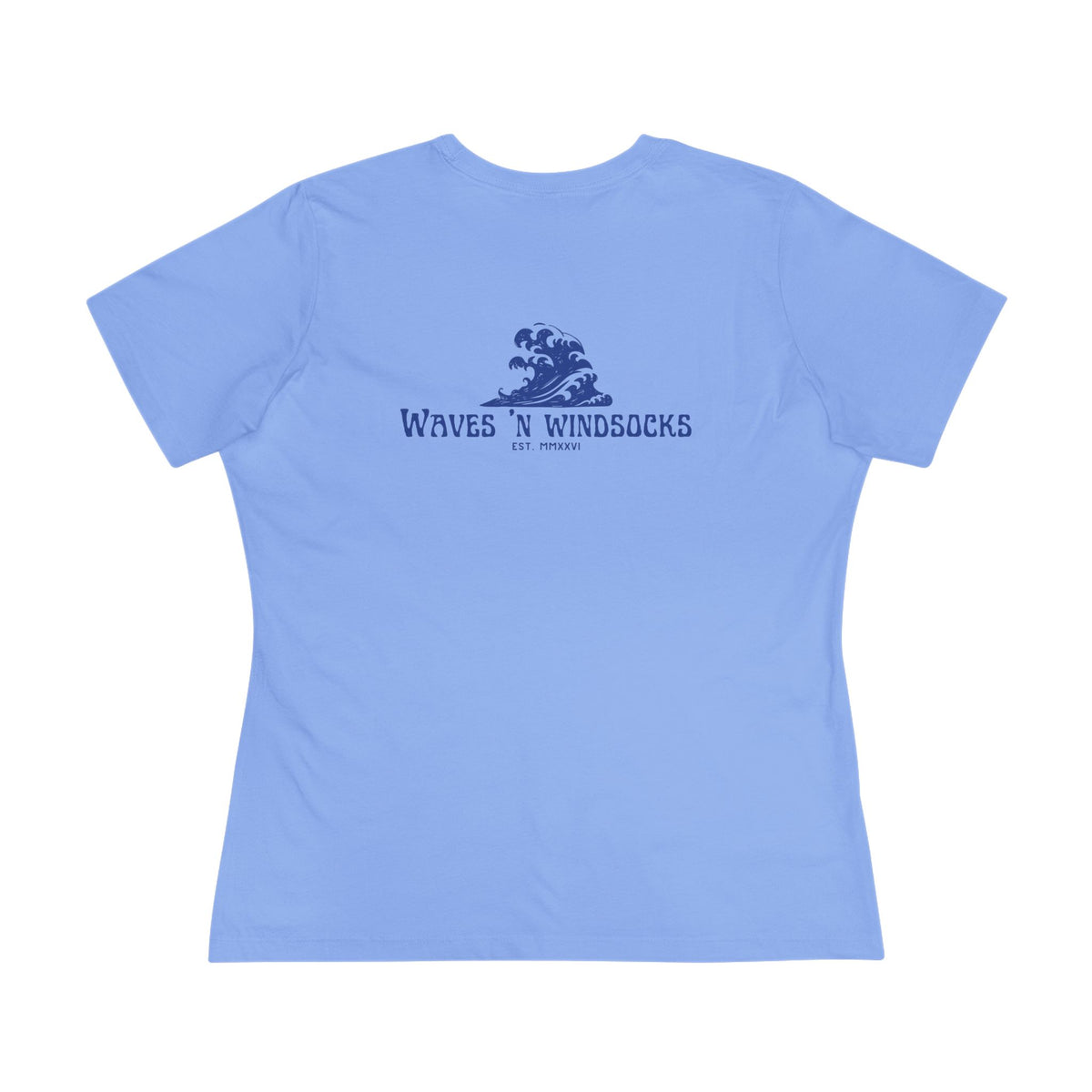W&W Blue Wave - Women's Relaxed Fit Cotton Tee
