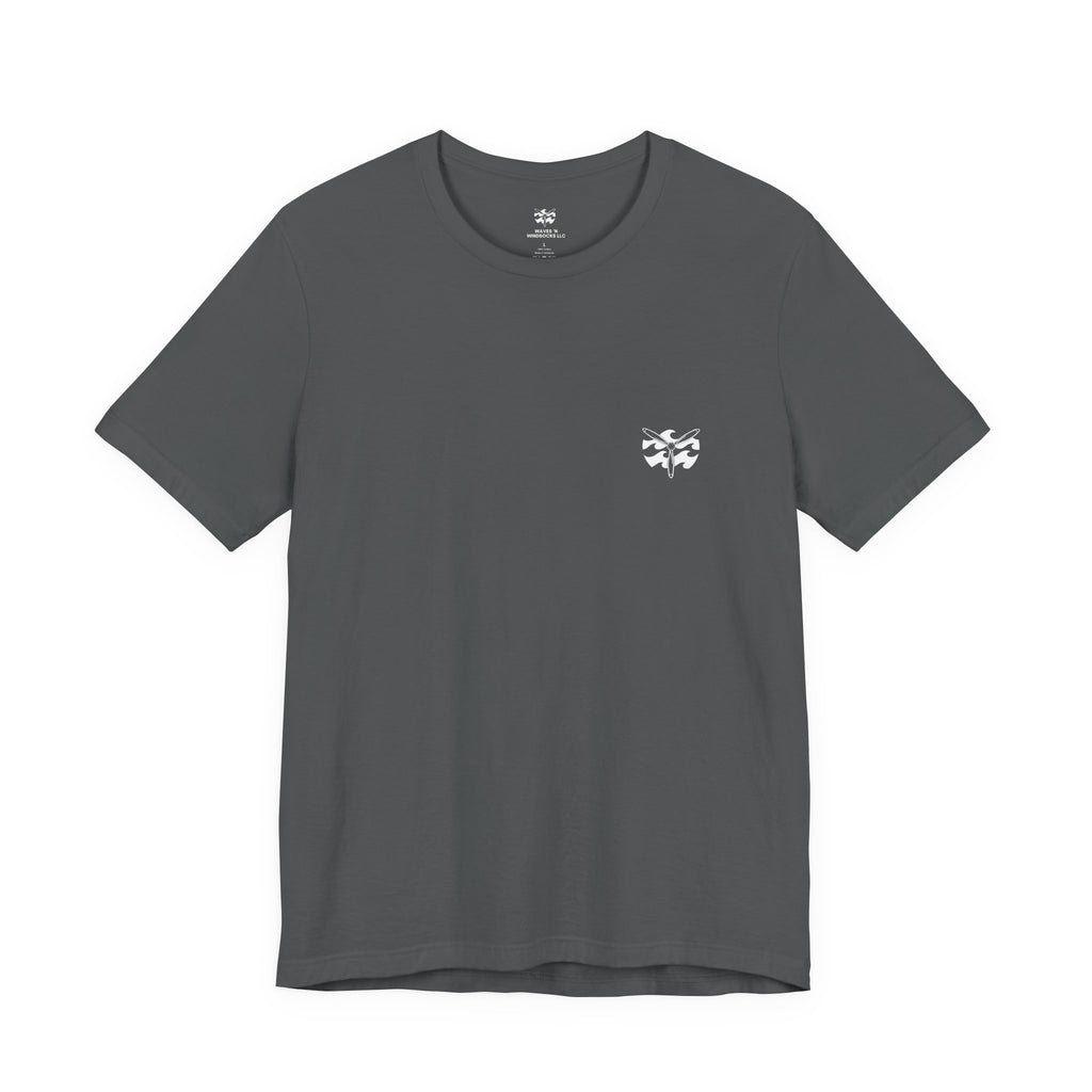 Rhodesian Riverine Tours - Men's Viper Tee, graphic tee, asphalt, front