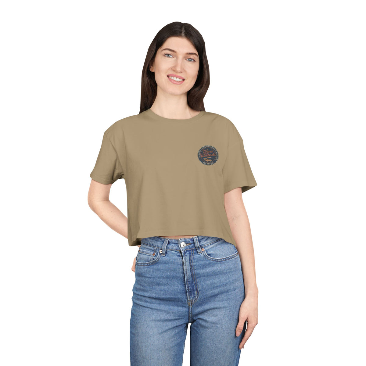 Coastal Calling - Women's Medium Weight Cropped Tee