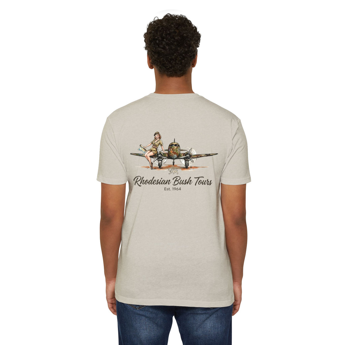 Rhodesian Bush Tours - Unisex Cotton/Poly Blend Tee