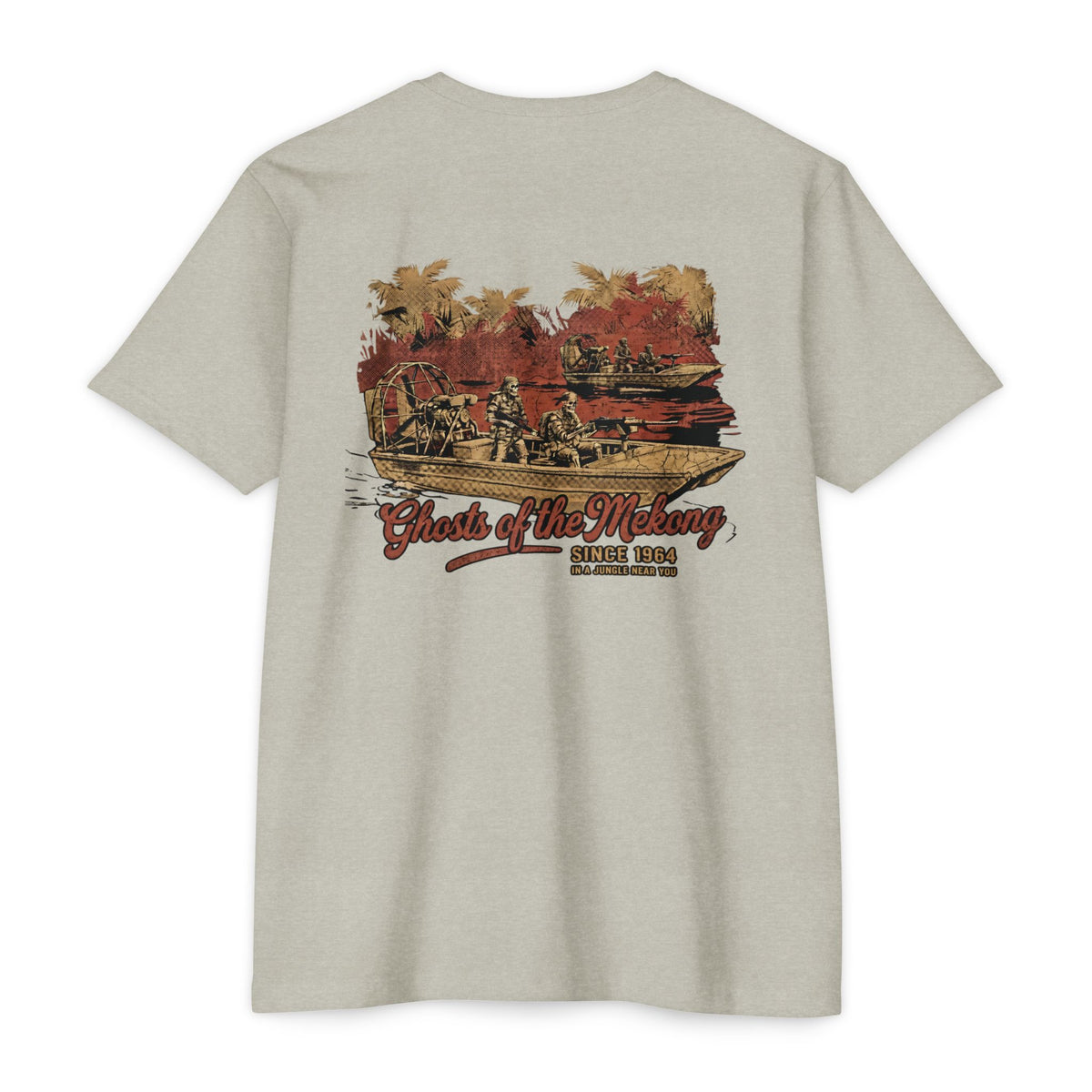 Ghost of the Mekong- Men's Cotton/Poly Tee