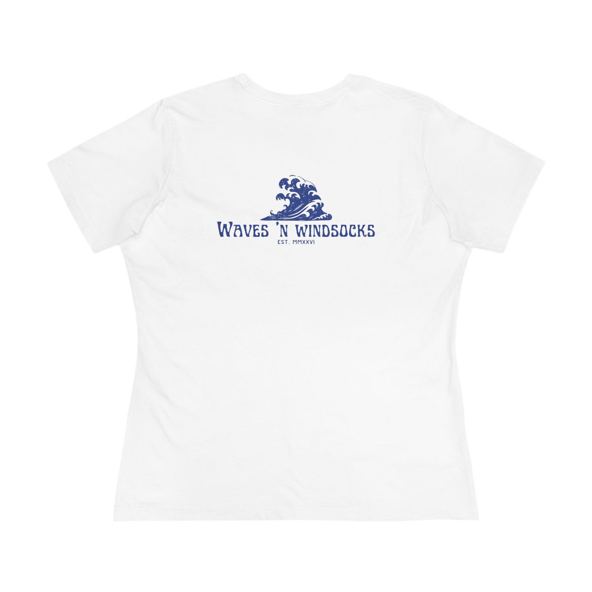 W&W Blue Wave - Women's Relaxed Fit Cotton Tee