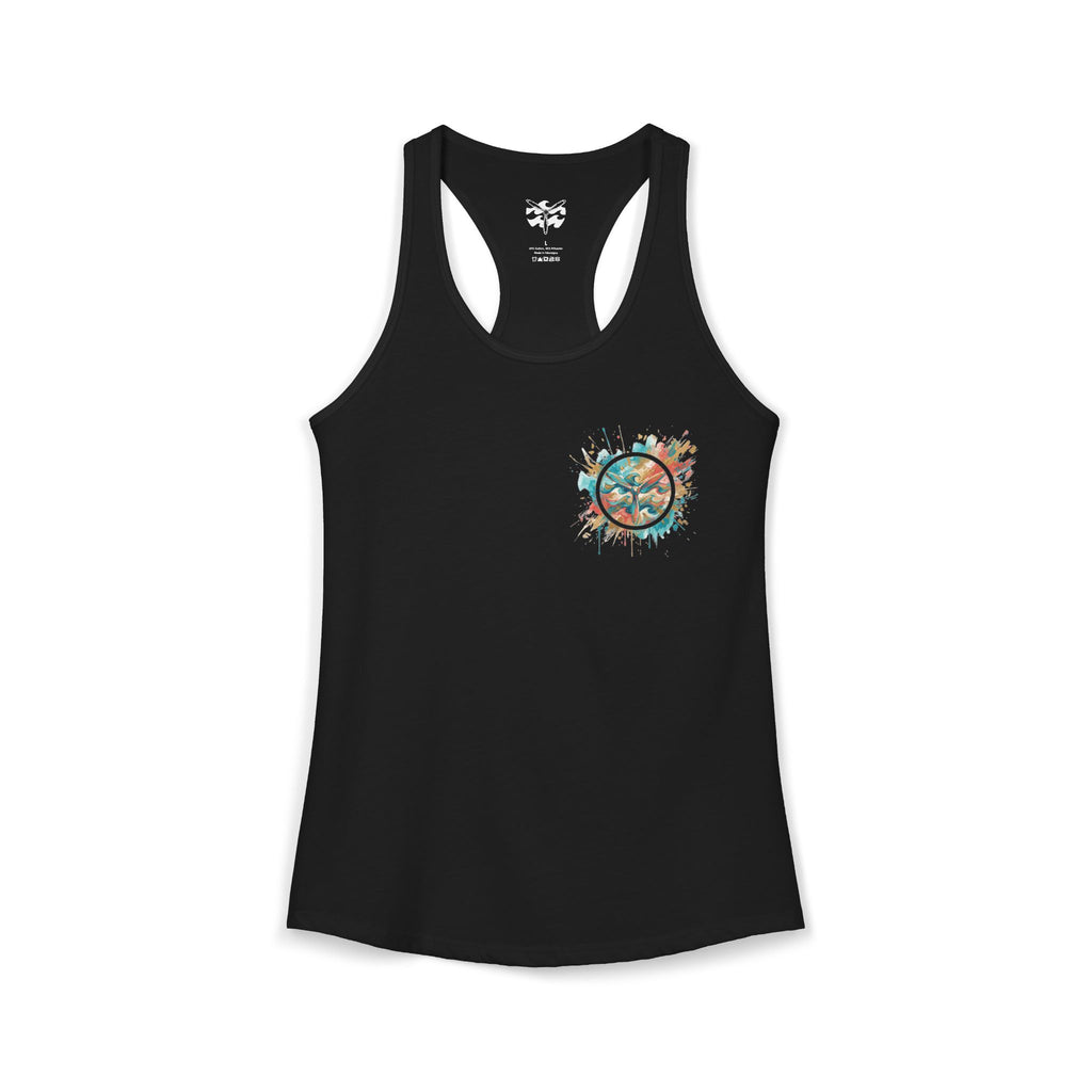 Splatter Women's Ideal Racerback Tank