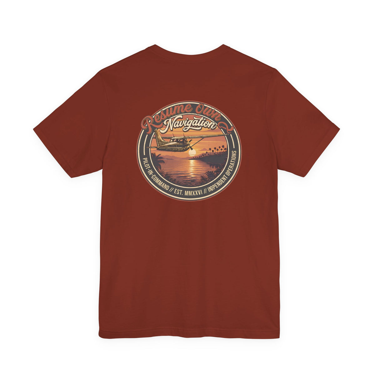 Resume Own Navigation- Unisex Cotton Jersey Tee