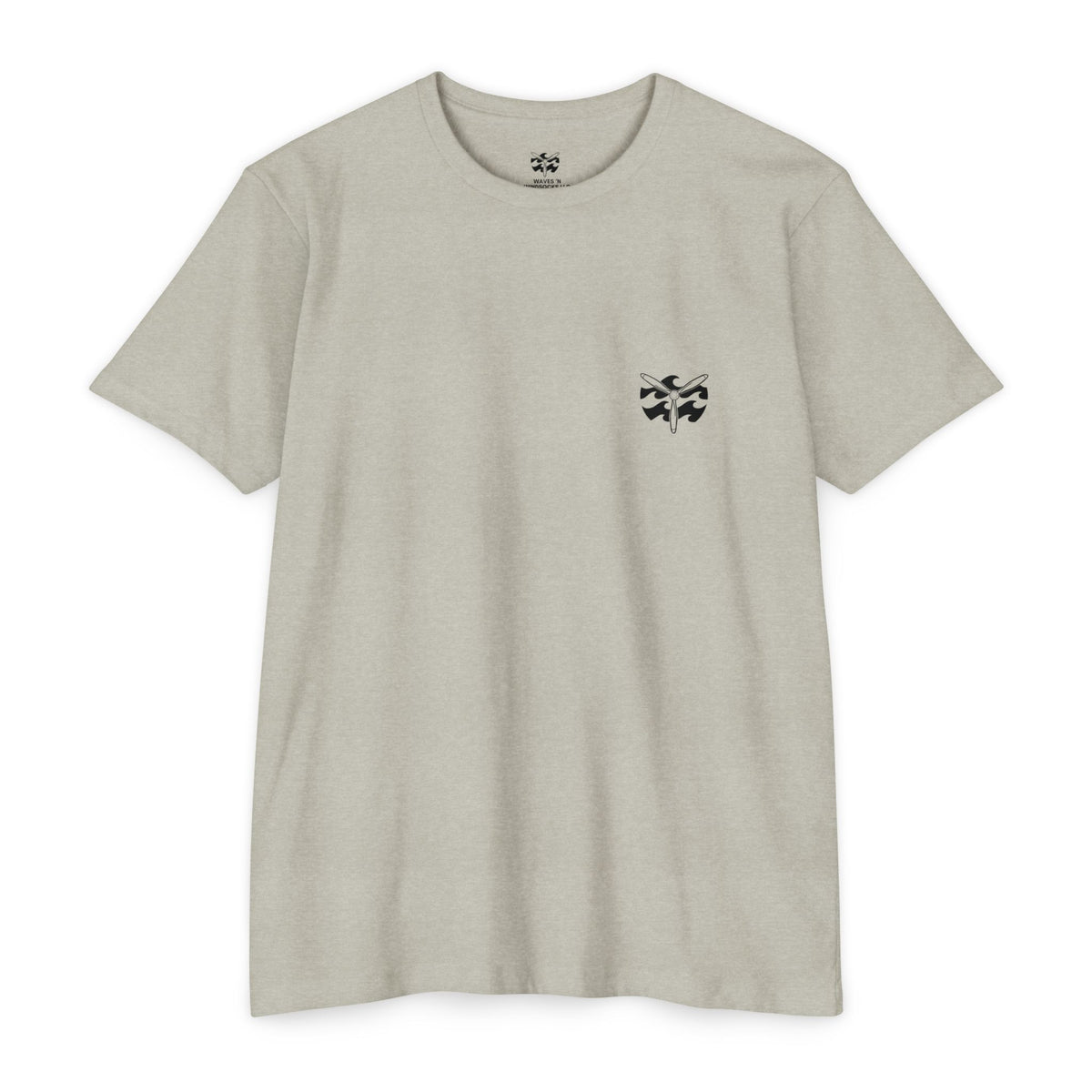 Motorcycle Beachin' - Men's Breach Tee, graphic tee, silk, front