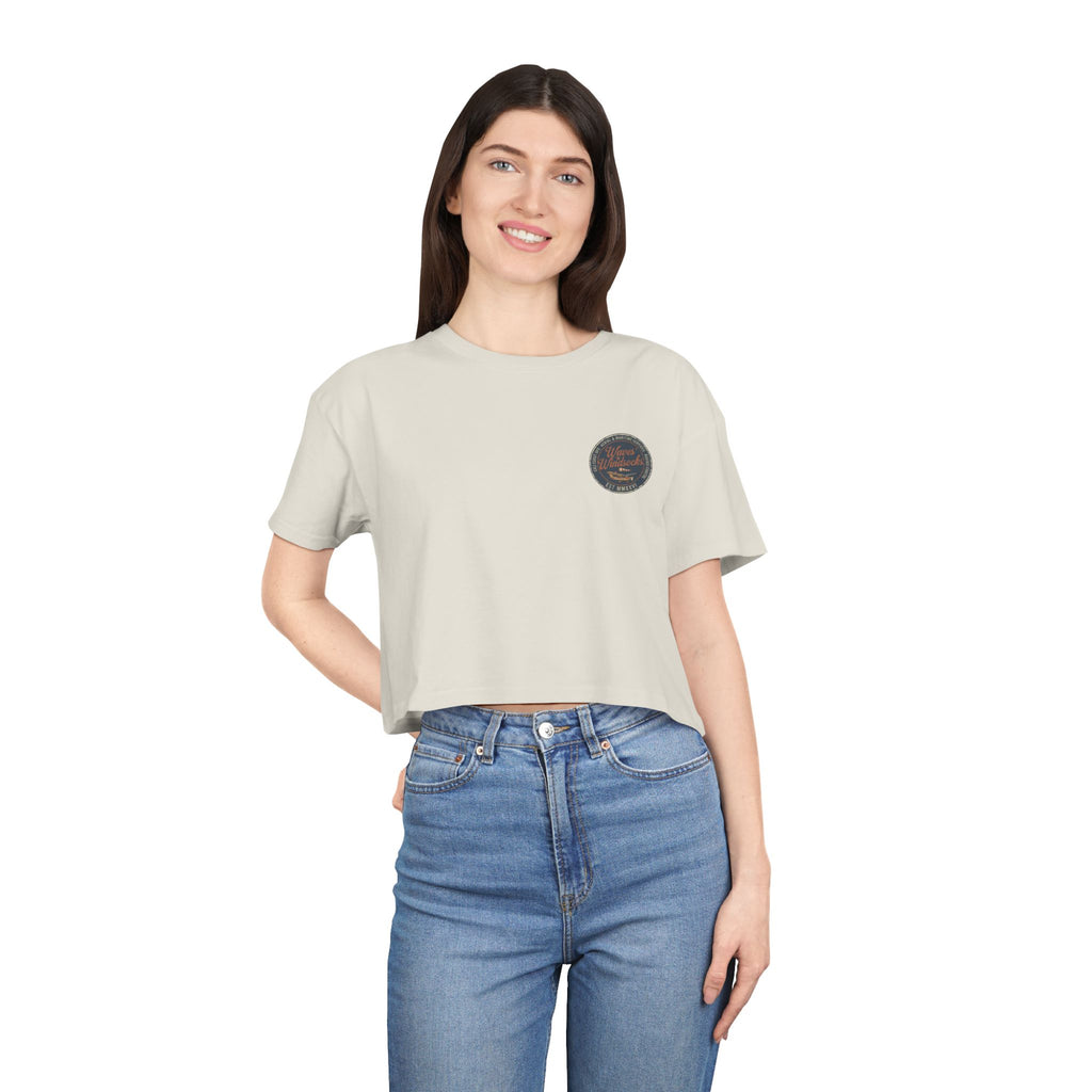 Coastal Calling - Women's Medium Weight Cropped Tee