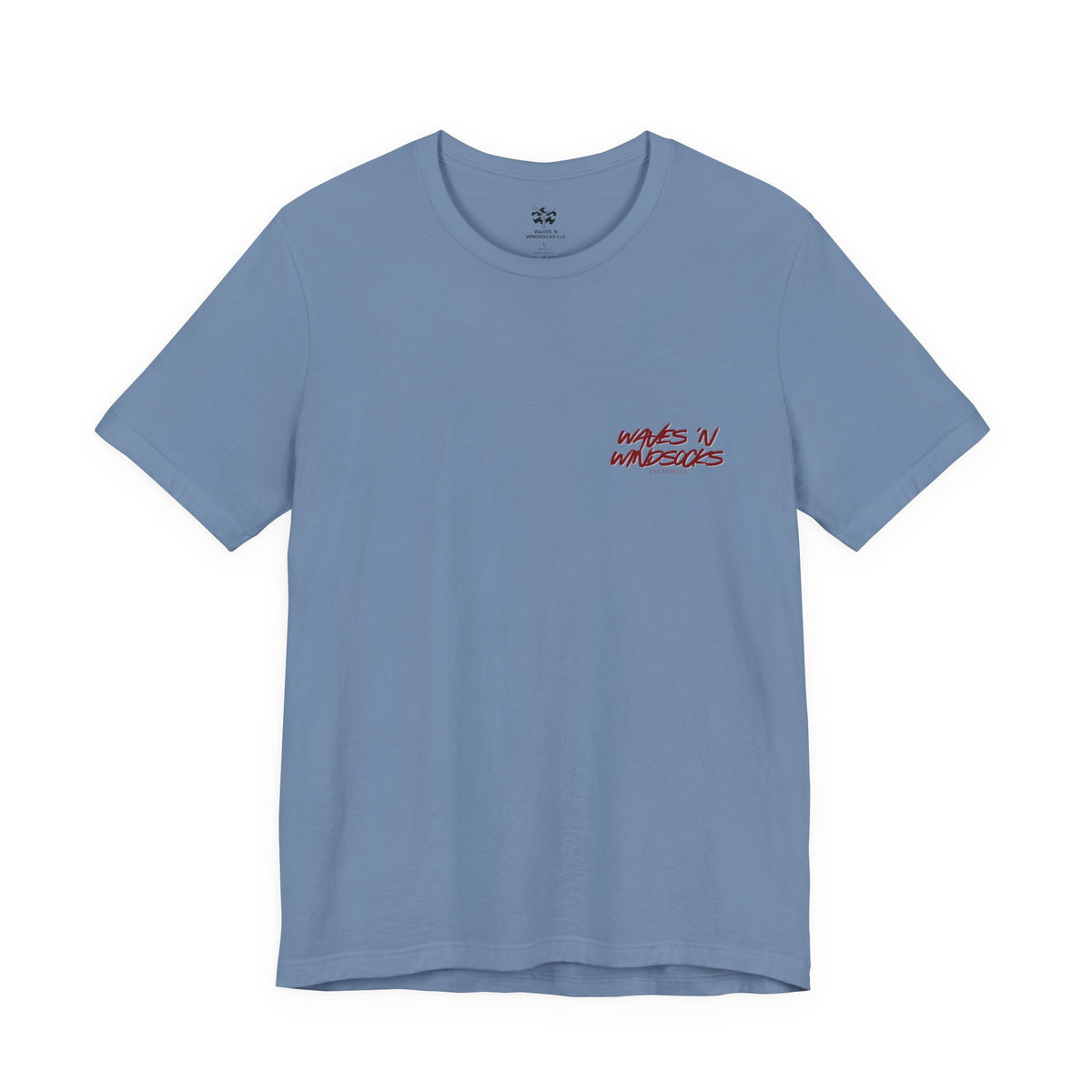 Nasty Business - Unisex Relaxed Fit Tee, graphic tee, steel blue, front