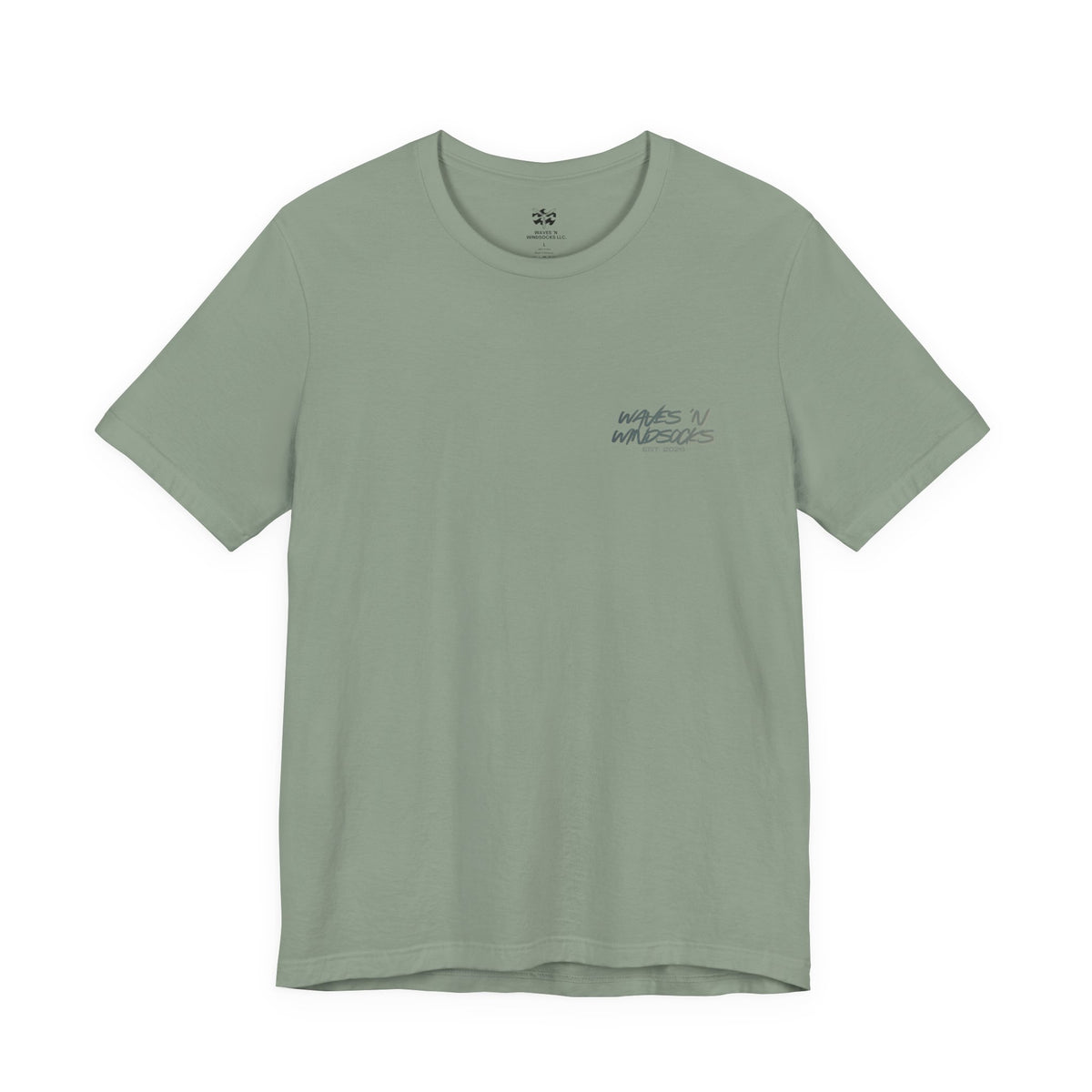 Paradak Resupply Co. - Women's Flux Tee, graphic tee, sage, front