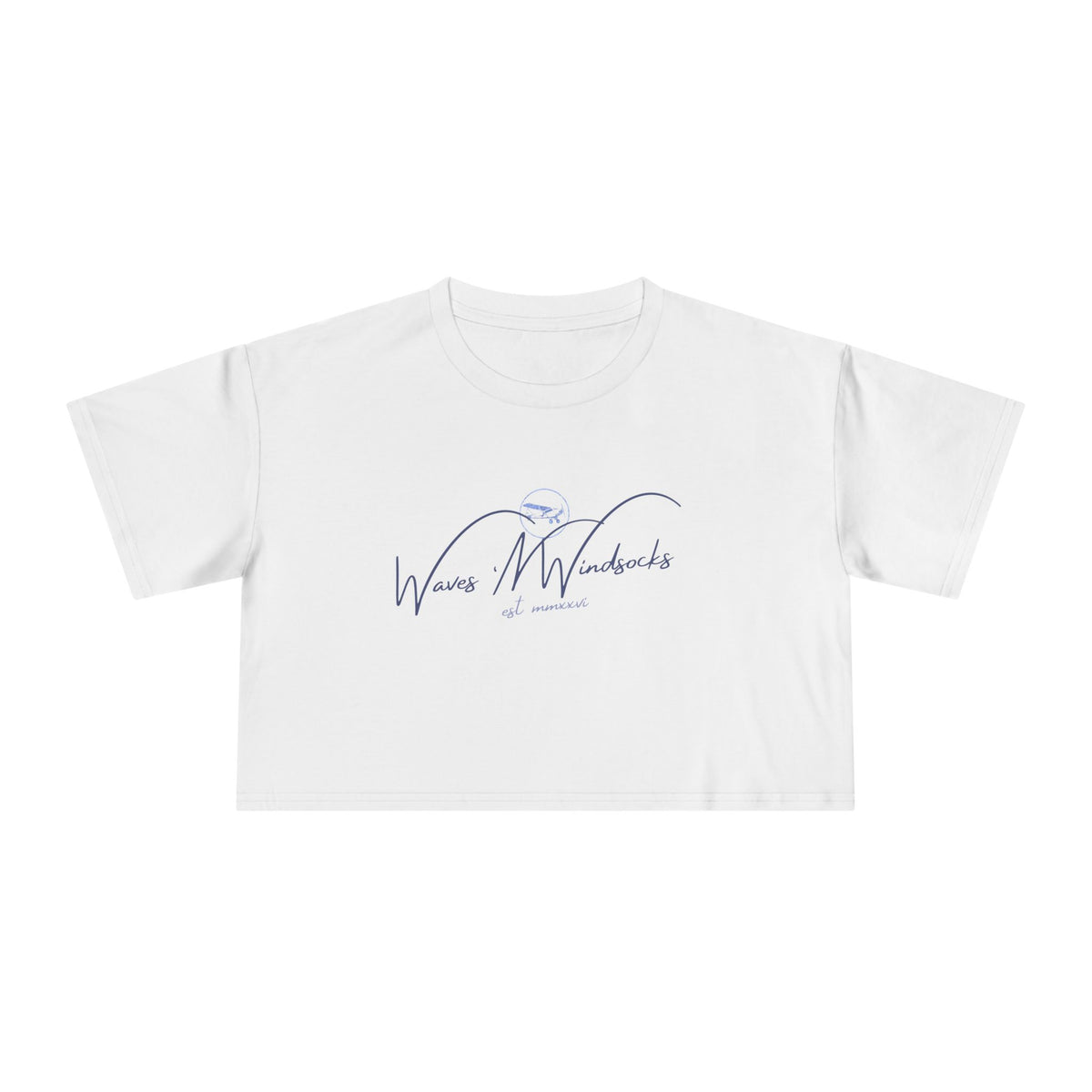W&W Classy Stamp - Women's Medium Weight Cropped Tee