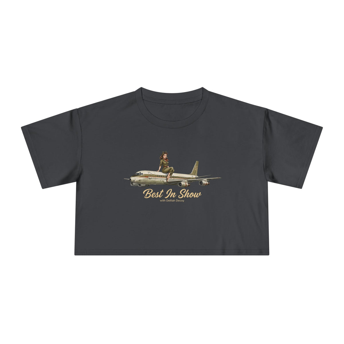 Delilah Decoy - Women's Medium Weight Cropped Tee