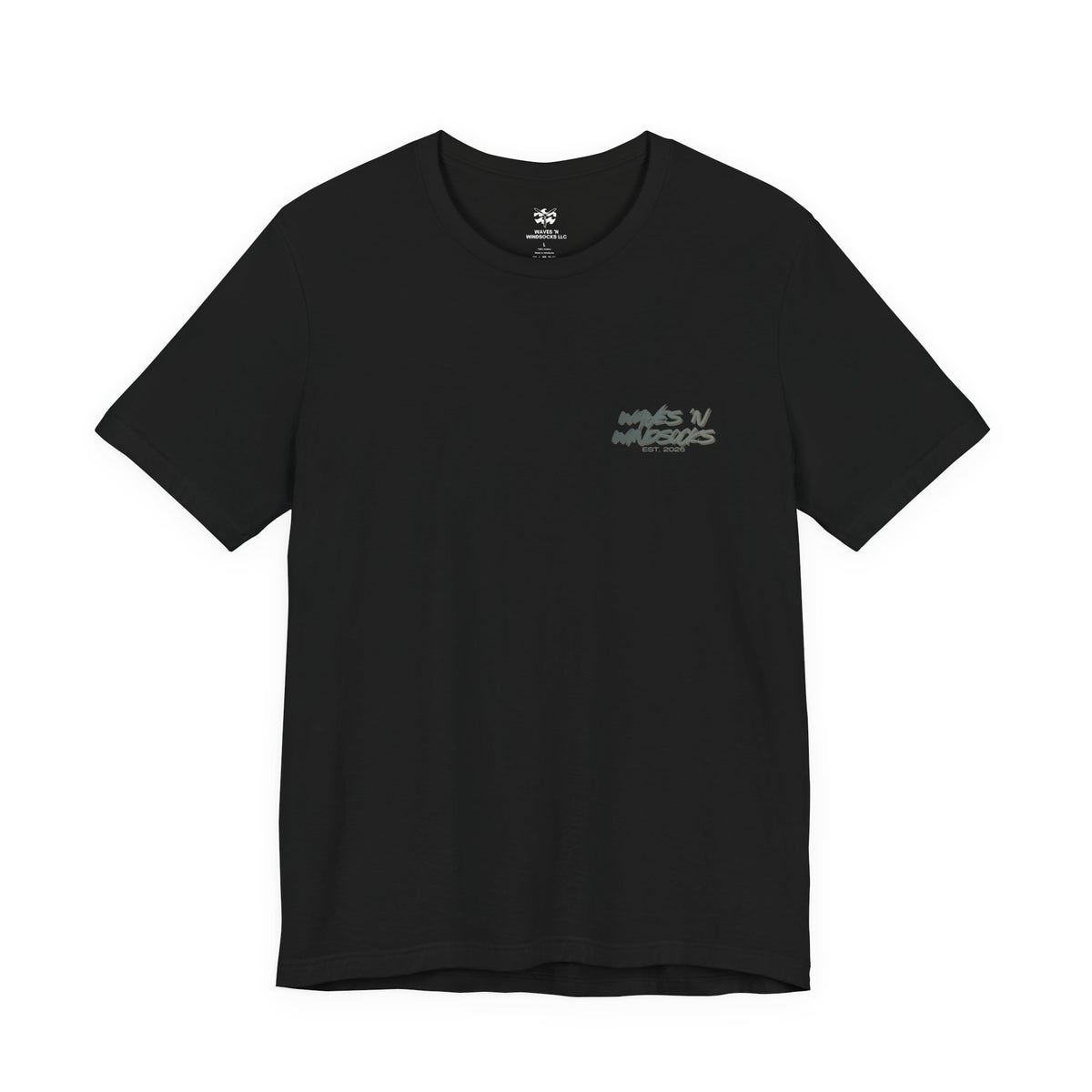 Paradak Resupply Co. - Women's Flux Tee, graphic tee, black, front