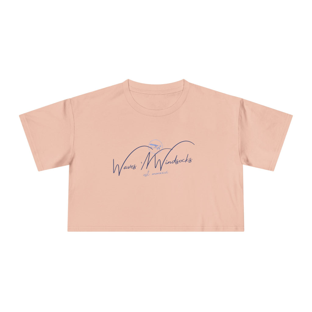 W&W Classy Stamp - Women's Medium Weight Cropped Tee