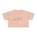 W&W Classy Stamp - Women's Medium Weight Cropped Tee