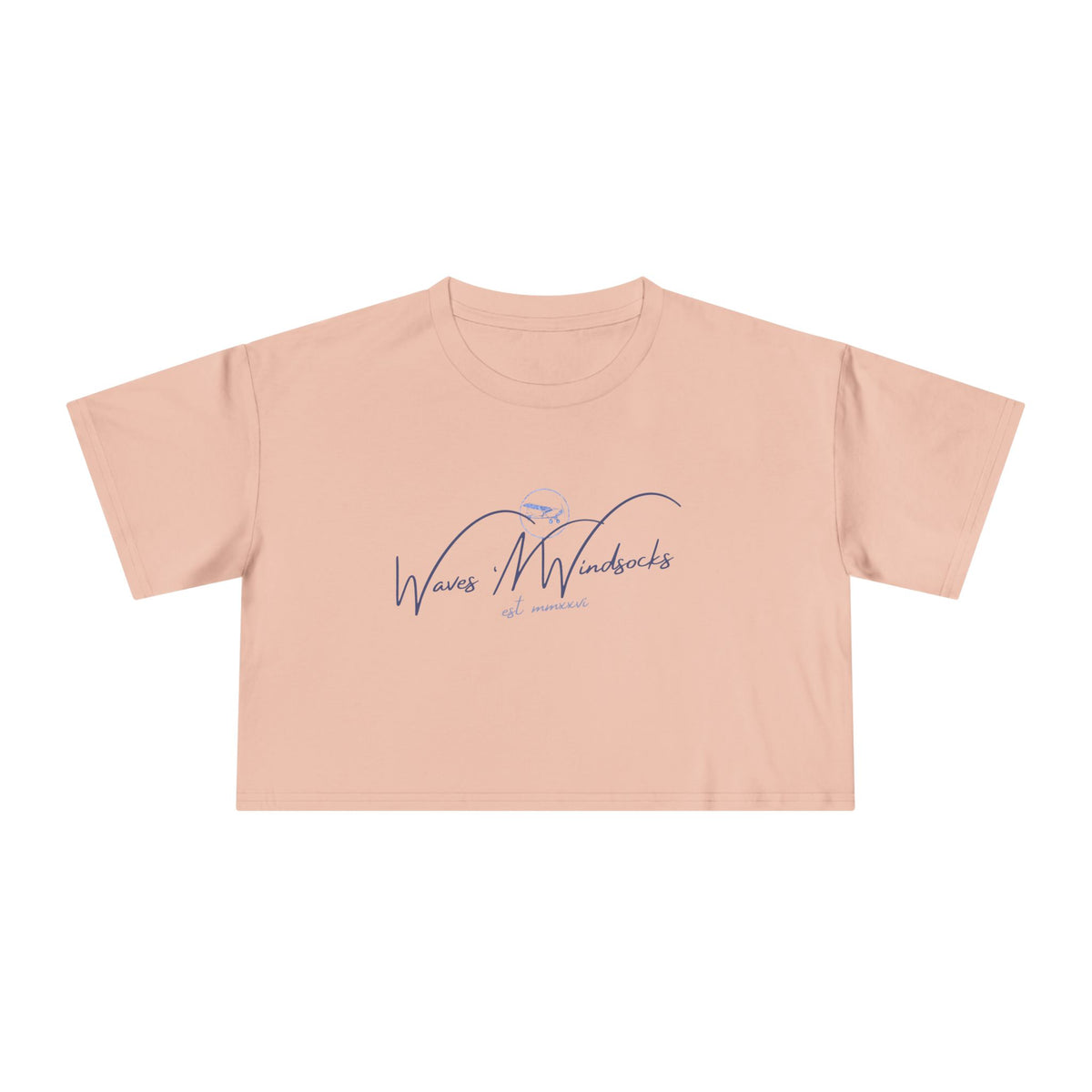W&W Classy Stamp - Women's Medium Weight Cropped Tee