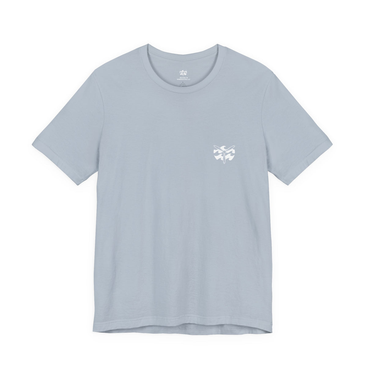 First In, Last Out - Men's Viper Tee, graphic tee, light blue, front