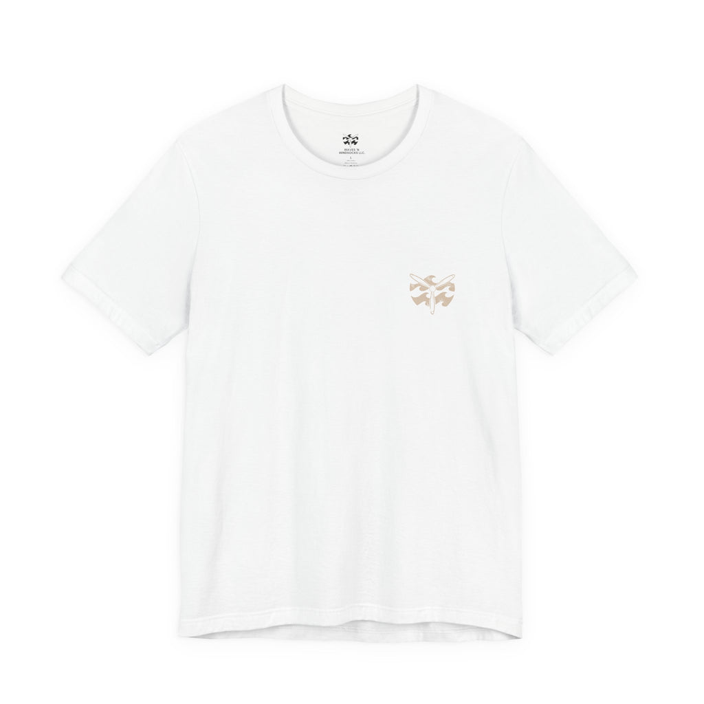 Desert Air Wing - Women's Flux Tee, graphic tee, white, front