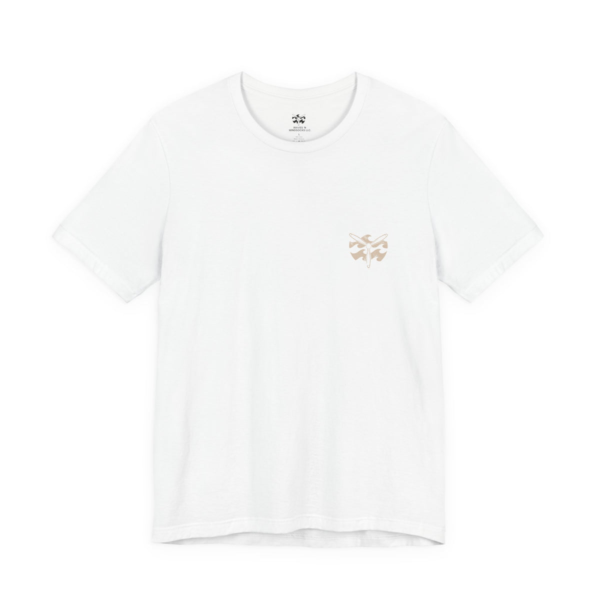 Desert Air Wing - Women's Flux Tee, graphic tee, white, front