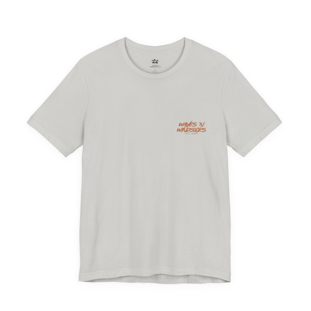 Runnin' Wild - Women's Flux Tee, graphic tee, silver, front