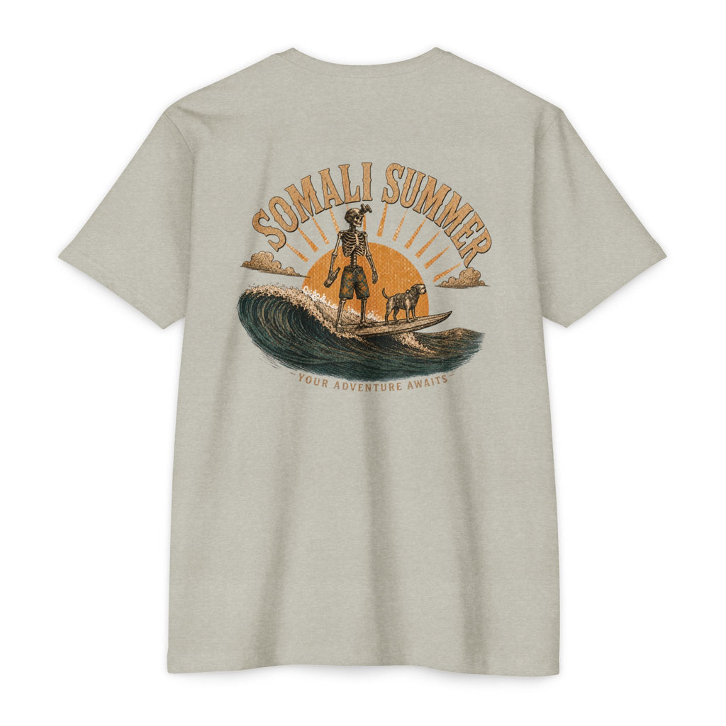 Somali Summer - Men's Breach Tee, graphic tee, silk, back
